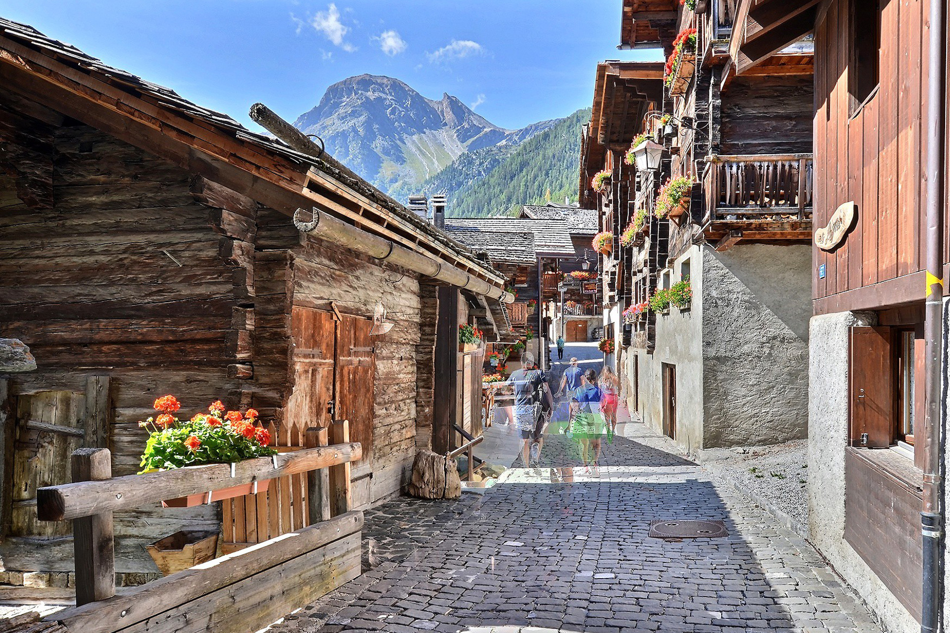 Im Val d'Anniviers, WÜRKLECH Glück mitem Wätter!